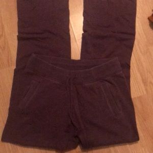 Victoria secret maroon sweat pants XS